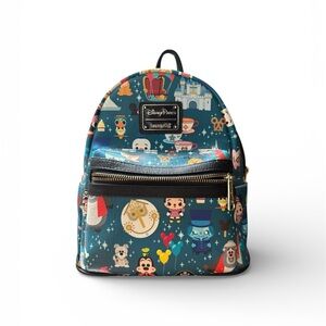Disney Parks Loungefly Mini Backpack - Chibi Minis Walt Disney World Parks Icons